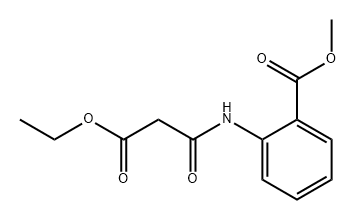 Benzoic acid, 2-[(3-ethoxy-1,3-dioxopropyl)amino]-, methyl ester