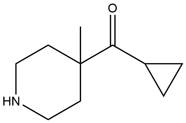 Cyclopropyl(4-methyl-4-piperidinyl)methanone Struktur