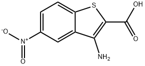 3-Amino-5-nitrobenzo[b]thiophene-2-carboxylic acid Struktur