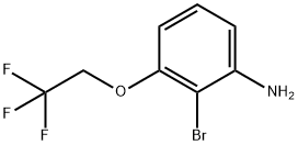 2-Bromo-3-(2,2,2-trifluoroethoxy)aniline Struktur