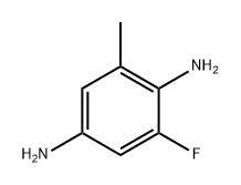 1,4-Benzenediamine, 2-fluoro-6-methyl- Struktur