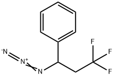 (1-Azido-3,3,3-trifluoropropyl)benzene Struktur