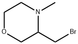 3-(Bromomethyl)-4-methylmorpholine Struktur