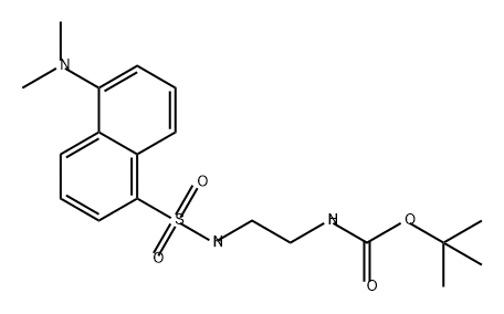 Carbamic acid, N-[2-[[[5-(dimethylamino)-1-naphthalenyl]sulfonyl]amino]ethyl]-, 1,1-dimethylethyl ester