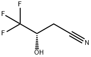 (S)-4,4,4-三氟-3-羥基丁腈, 160595-64-2, 結構式