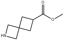 2-Azaspiro[3.3]heptane-6-carboxylic acid, methyl ester Struktur