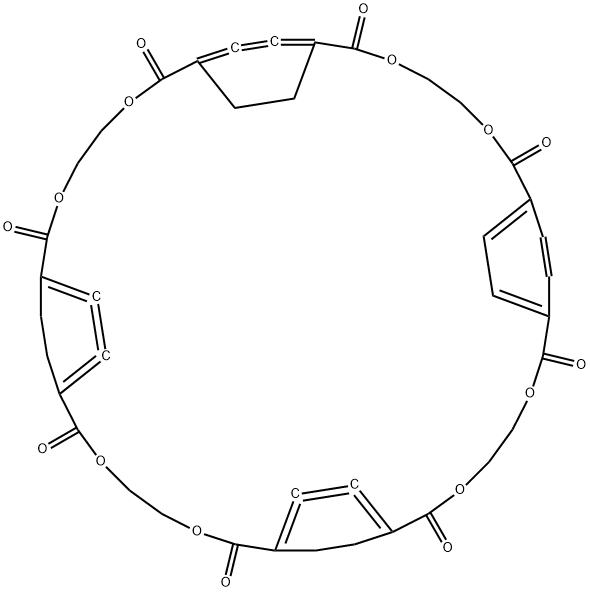 Ethylene Terephthalate Cyclic Tetramer Struktur