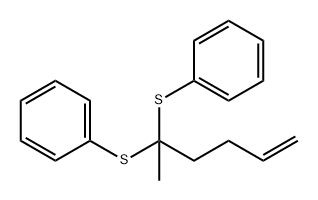 Benzene, 1,1'-[(1-methyl-4-pentenylidene)bis(thio)]bis-