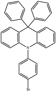 Acridine, 10-(4-bromophenyl)-9,10-dihydro-9,9-diphenyl- Struktur