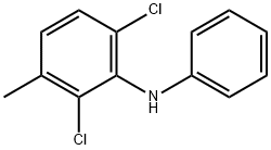 Benzenamine, 2,6-dichloro-3-methyl-N-phenyl- Struktur