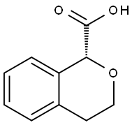 1H-2-Benzopyran-1-carboxylic acid, 3,4-dihydro-, (R)- (9CI) Struktur