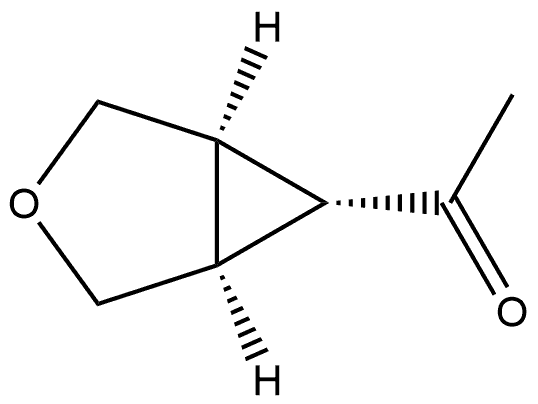 1-(1α,5α,6α)-3-Oxabicyclo[3.1.0]hex-6-ylethanone Struktur