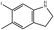 6-Iodo-5-methylindoline Struktur