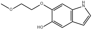 1H-Indol-5-ol, 6-(2-methoxyethoxy)- Struktur