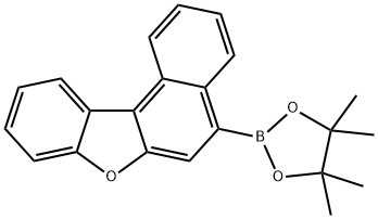 Benzo[b]naphtho[1,2-d]furan, 5-(4,4,5,5-tetramethyl-1,3,2-dioxaborolan-2-yl)- Struktur