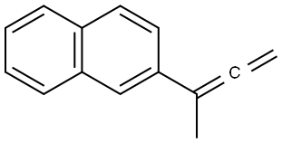 Naphthalene, 2-(1-methyl-1,2-propadien-1-yl)- Struktur