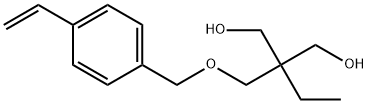 2-[[(4-Ethenylphenyl)methoxy]methyl]-2-ethyl-1,3-propanediol Struktur