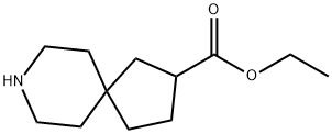 8-Azaspiro[4.5]decane-2-carboxylic acid, ethyl ester Struktur