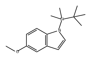 1H-Indole, 1-[(1,1-dimethylethyl)dimethylsilyl]-5-methoxy-