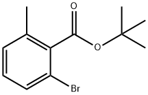 Benzoic acid, 2-bromo-6-methyl-, 1,1-dimethylethyl ester Struktur