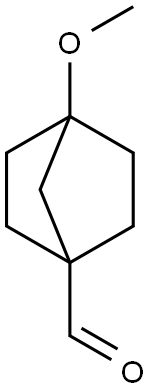 4-Methoxybicyclo[2.2.1]heptane-1-carboxaldehyde Struktur