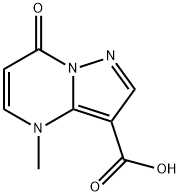 4-methyl-7-oxo-pyrazolo[1,5-a]pyrimidine-3-carboxylic acid Struktur