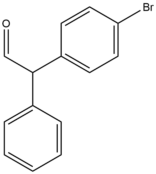 Benzeneacetaldehyde, 4-bromo-α-phenyl- Struktur