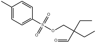 Butanal, 2-ethyl-2-[[[(4-methylphenyl)sulfonyl]oxy]methyl]- Struktur