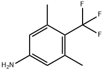 Benzenamine, 3,5-dimethyl-4-(trifluoromethyl)- Struktur