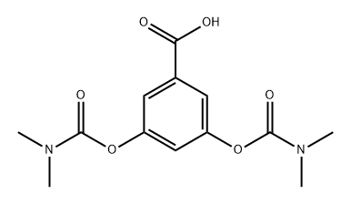 Benzoic acid, 3,5-bis[[(dimethylamino)carbonyl]oxy]- Struktur