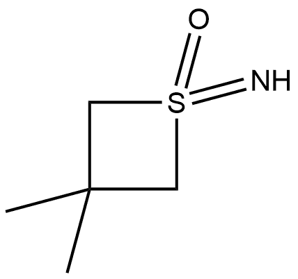 1λ4-Thietan-1-imine, 3,3-dimethyl-, 1-oxide Struktur