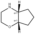 rel-(4aR,7aS)-Octahydrocyclopent[b]-1,4-oxazine Struktur