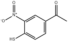 4'-Mercapto-3'-nitroacetophenone Struktur