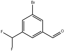 3-Bromo-5-(difluoromethyl)benzaldehyde Structure