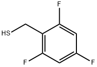 Benzenemethanethiol, 2,4,6-trifluoro- Struktur