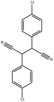 Butanedinitrile, 2,3-bis(4-chlorophenyl)- Struktur