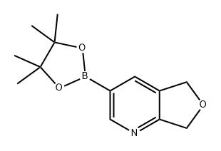 Furo[3,4-b]pyridine, 5,7-dihydro-3-(4,4,5,5-tetramethyl-1,3,2-dioxaborolan-2-yl)- Struktur