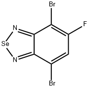 2,1,3-Benzoselenadiazole, 4,7-dibromo-5-fluoro- Struktur