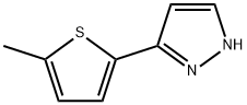 3-(5-Methyl-2-thienyl)-1H-pyrazole Struktur