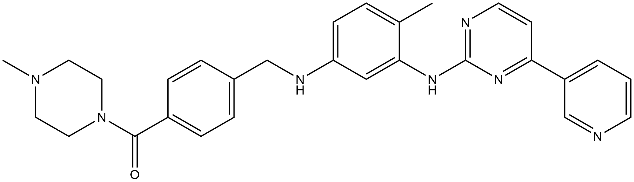 Imatinib Impurity 18 Struktur