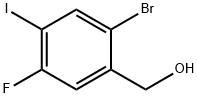 2-Bromo-5-fluoro-4-iodobenzyl alcohol Struktur