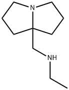 1H-Pyrrolizine-7a(5H)-methanamine, N-ethyltetrahydro- Struktur