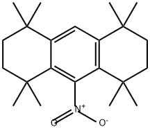 Anthracene, 1,2,3,4,5,6,7,8-octahydro-1,1,4,4,5,5,8,8-octamethyl-9-nitro- Struktur