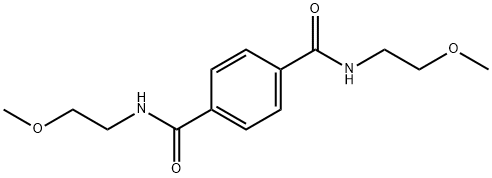 1-N,4-N-bis(2-methoxyethyl)benzene-1,4-dicarboxamide Struktur