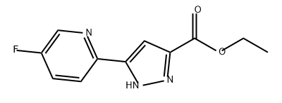 1H-Pyrazole-3-carboxylic acid, 5-(5-fluoro-2-pyridinyl)-, ethyl ester Structure