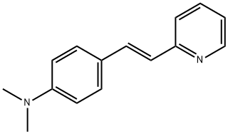 Benzenamine, N,N-dimethyl-4-[(1E)-2-(2-pyridinyl)ethenyl]- Struktur