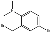 5-Bromo-2-(dimethylamino)benzyl bromide Struktur