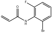 2-Propenamide, N-(2-bromo-6-fluorophenyl)- Struktur