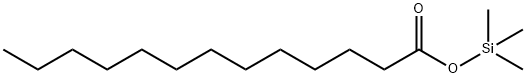 Tridecanoic acid trimethylsilyl ester Struktur