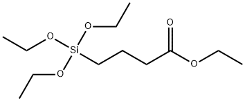 Butanoic acid, 4-(triethoxysilyl)-, ethyl ester Struktur